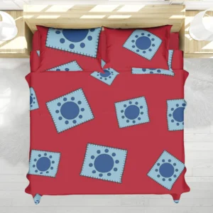 Housse De Couette Luffy Motif Wano One Piece Parure de lit Ensemble De Literie