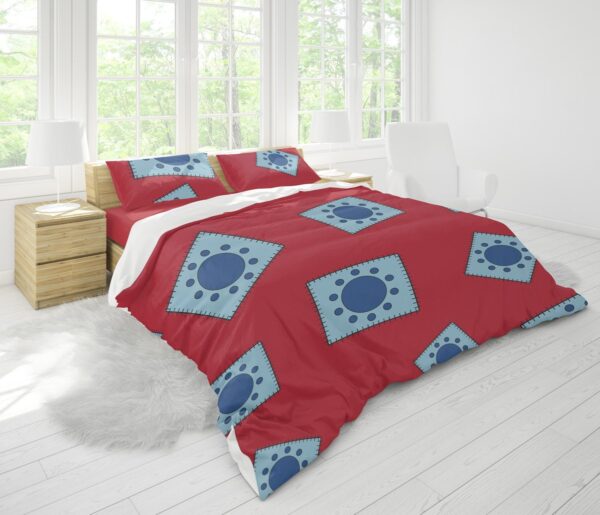 Housse De Couette Luffy Motif Wano One Piece Parure de lit Ensemble De Literie – Image 2