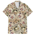 Chemise hawaïenne Luffy avis de recherche One Piece Anime – Maison Otaku