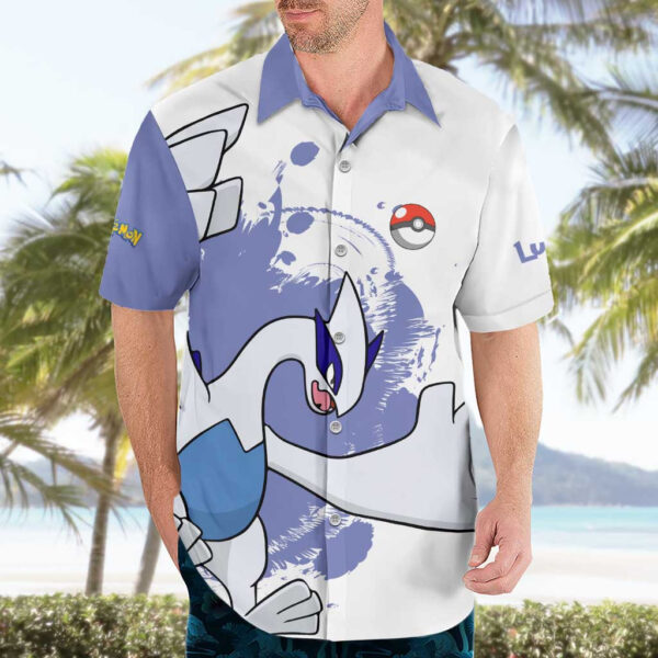 Chemise hawaïenne Lugia Pokémon Anime - Maison Otaku – Image 3