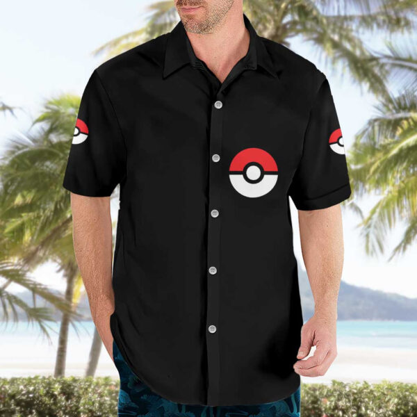 Chemise hawaïenne Luxray Pokémon Anime - Maison Otaku – Image 3