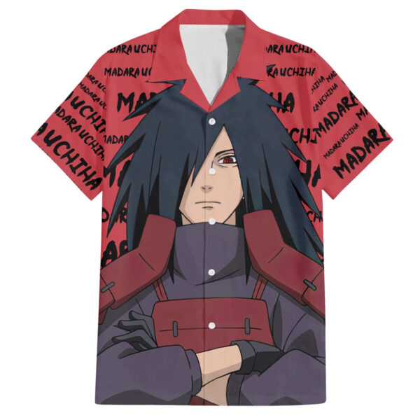 Chemise hawaïenne Madara Uchiha style manga - Maison Otaku