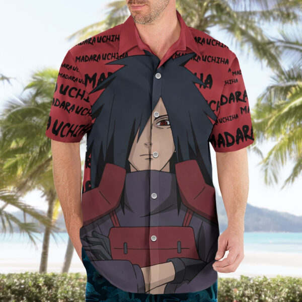Chemise hawaïenne Madara Uchiha style manga - Maison Otaku – Image 3