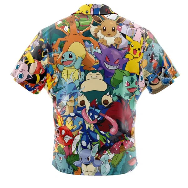 Chemise hawaïenne Créatures Magiques Pokémon - Maison Otaku – Image 2