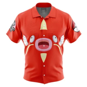 Chemise hawaïenne Visage Magicarpe Pokémon - Maison Otaku