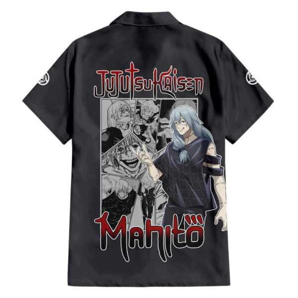 Chemise hawaïenne Mahito Jujutsu Kaisen Anime - Maison Otaku – Image 2