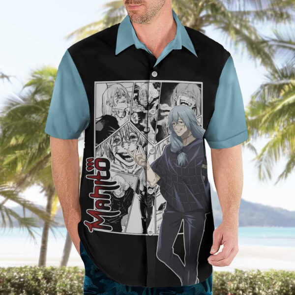 Chemise hawaïenne Mahito Jujutsu Kaisen Manga Mix Anime - Maison Otaku – Image 3