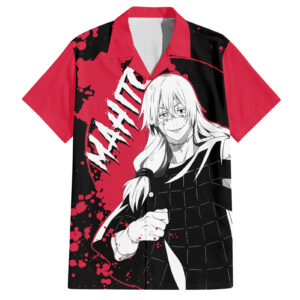 Chemise hawaïenne Mahito Jujutsu Kaisen style manga - Maison Otaku