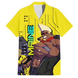 Chemise hawaïenne Maine Cyberpunk Edgerunners Anime - Maison Otaku