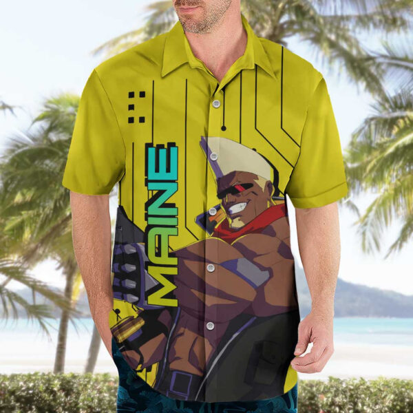 Chemise hawaïenne Maine Cyberpunk Edgerunners Anime - Maison Otaku – Image 3
