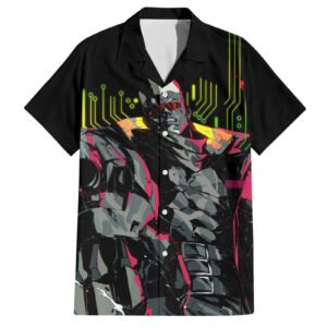 Chemise hawaïenne Maine Cyberpunk classique - Maison Otaku