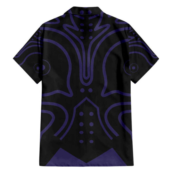 Chemise hawaïenne Masque de Majora Zelda style abstrait - Maison Otaku – Image 2