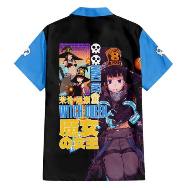 Chemise hawaïenne Maki Oze Fire Force Japon Anime - Maison Otaku – Image 2
