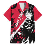 Chemise hawaïenne Maki Zenin Jujutsu Kaisen style manga – Maison Otaku