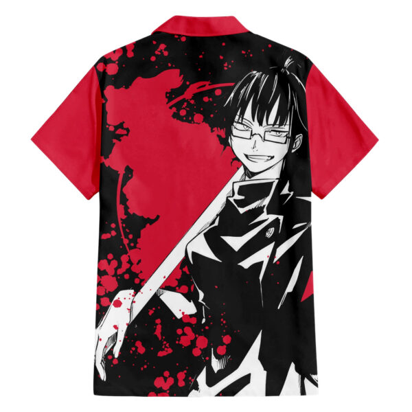 Chemise hawaïenne Maki Zenin Jujutsu Kaisen style manga - Maison Otaku – Image 2