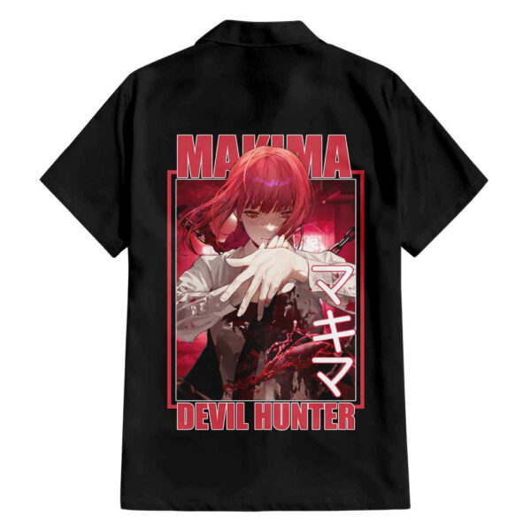 Chemise hawaïenne Makima Chainsaw Man Anime - Maison Otaku – Image 2