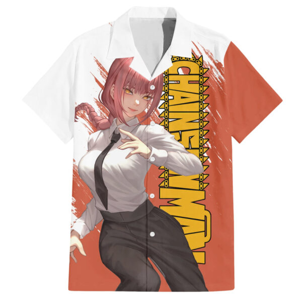 Chemise hawaïenne Makima Chainsaw Man classique - Maison Otaku