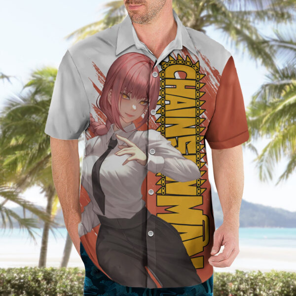 Chemise hawaïenne Makima Chainsaw Man classique - Maison Otaku – Image 3