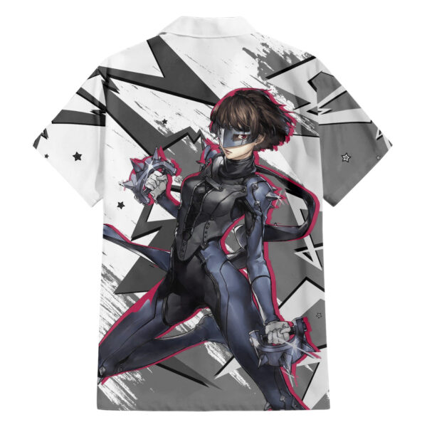 Chemise hawaïenne Makoto Niijima Persona style cyber Mix - Maison Otaku – Image 2