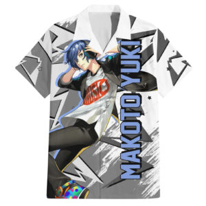 Chemise hawaïenne Makoto Yuki style cyber Anime Mix - Maison Otaku