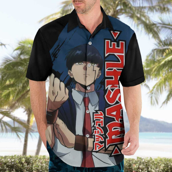 Chemise hawaïenne Mash Burnedead Magic and Muscles Anime - Maison Otaku – Image 3