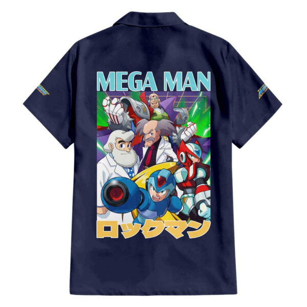 Chemise hawaïenne Mega Man Anime - Maison Otaku – Image 2