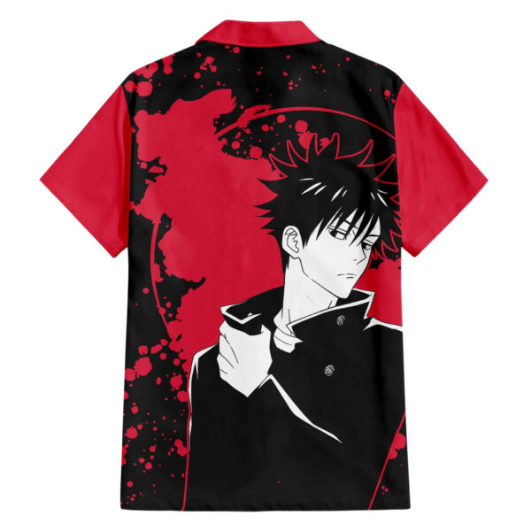 Chemise hawaïenne Megumi Fushiguro Jujutsu Kaisen style manga - Maison Otaku – Image 2