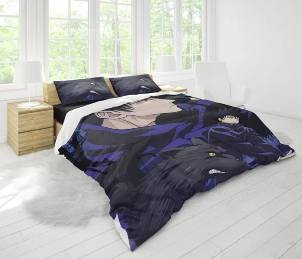Housse De Couette Megumi Jujutsu Kaisen Parure de lit Ensemble De Literie – Image 2