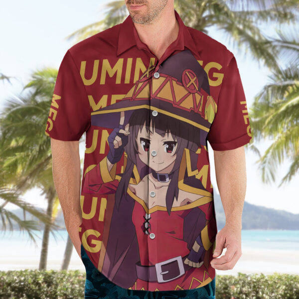 Chemise hawaïenne Megumin classique - Maison Otaku – Image 3