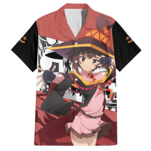 Chemise hawaïenne Megumin KonoSuba Anime - Maison Otaku