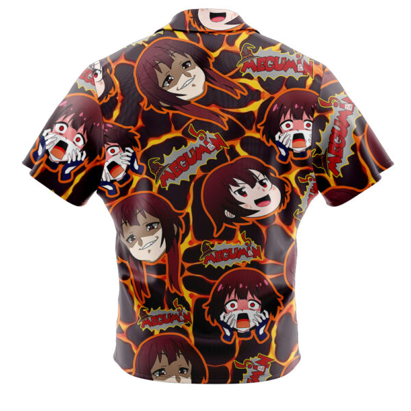 Chemise hawaïenne Visage Fier Megumin Konosuba - Maison Otaku – Image 2