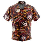 Chemise hawaïenne Visage Fier Megumin Konosuba – Maison Otaku