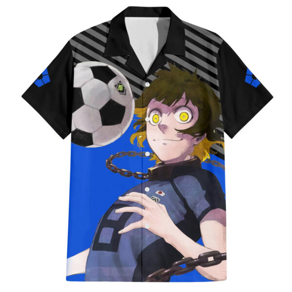Chemise hawaïenne Meguru Bachira Blue Lock Anime - Maison Otaku