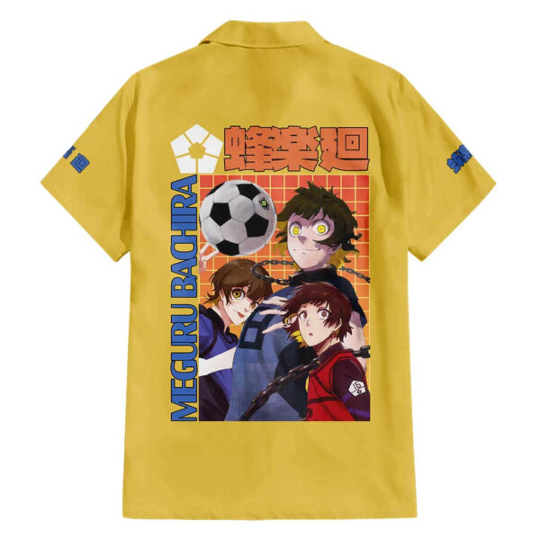 Chemise hawaïenne Meguru Bachira Blue Lock Japon Anime - Maison Otaku – Image 2