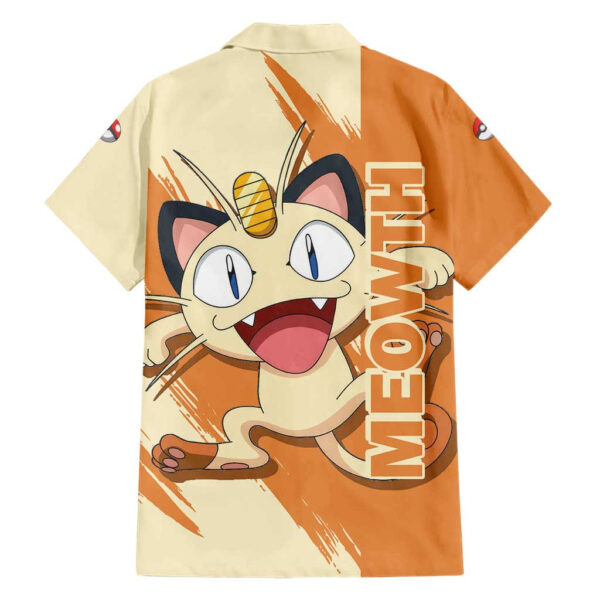 Chemise hawaïenne Miaouss Pokémon Anime - Maison Otaku – Image 2