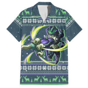 Chemise hawaïenne Meruem Hunter x Hunter Noël - Maison Otaku