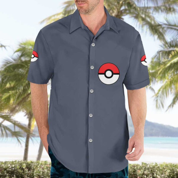 Chemise hawaïenne Metagross Pokémon Anime - Maison Otaku – Image 3