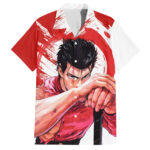 Chemise hawaïenne Metal Bat One Punch Man – Maison Otaku