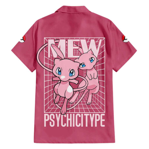 Chemise hawaïenne Mew Pokémon Anime - Maison Otaku – Image 2