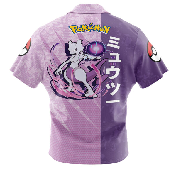 Chemise hawaïenne Attaque Mewtwo Pokémon - Maison Otaku – Image 2
