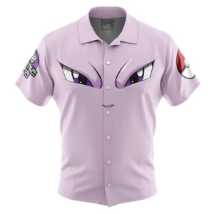 Chemise hawaïenne Visage Mewtwo Pokémon - Maison Otaku