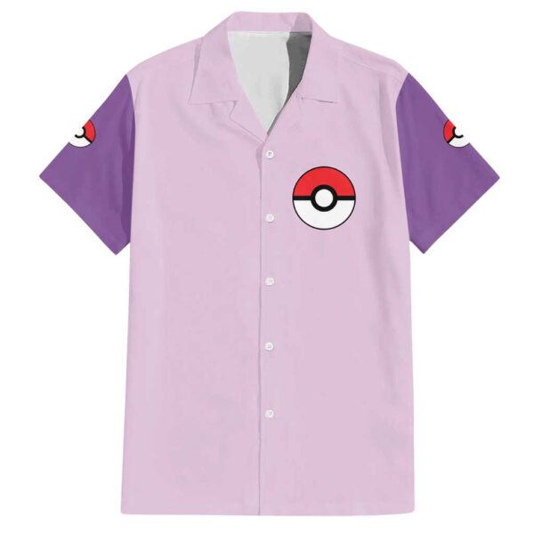 Chemise hawaïenne Mewtwo Pokémon Anime - Maison Otaku