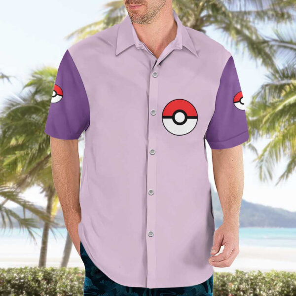 Chemise hawaïenne Mewtwo Pokémon Anime - Maison Otaku – Image 3
