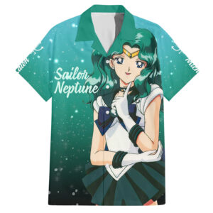 Chemise hawaïenne Michiru Kaioh Sailor Neptune Sailor Moon - Maison Otaku