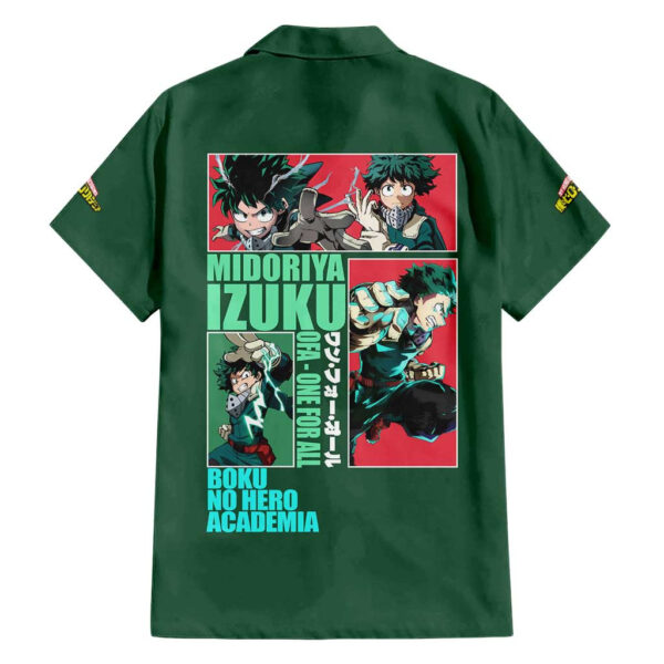 Chemise hawaïenne Midoriya Izuku My Hero Academia - Maison Otaku – Image 2