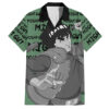 Chemise hawaïenne Might Guy style manga - Maison Otaku