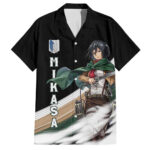 Chemise hawaïenne Mikasa Ackerman L’Attaque des Titans – Maison Otaku