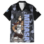 Chemise hawaïenne Mikasa Ackerman L’Attaque des Titans Manga Mix – Maison Otaku