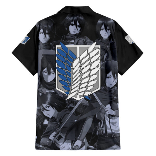 Chemise hawaïenne Mikasa Ackerman L’Attaque des Titans Manga Mix - Maison Otaku – Image 2