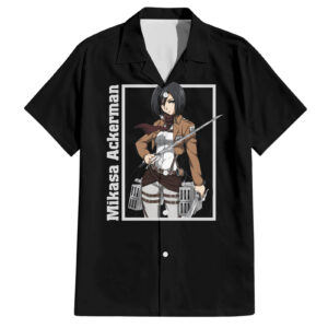 Chemise hawaïenne Mikasa Ackerman L’Attaque des Titans Anime - Maison Otaku
